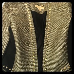 Michael Kors Gold studded blazer